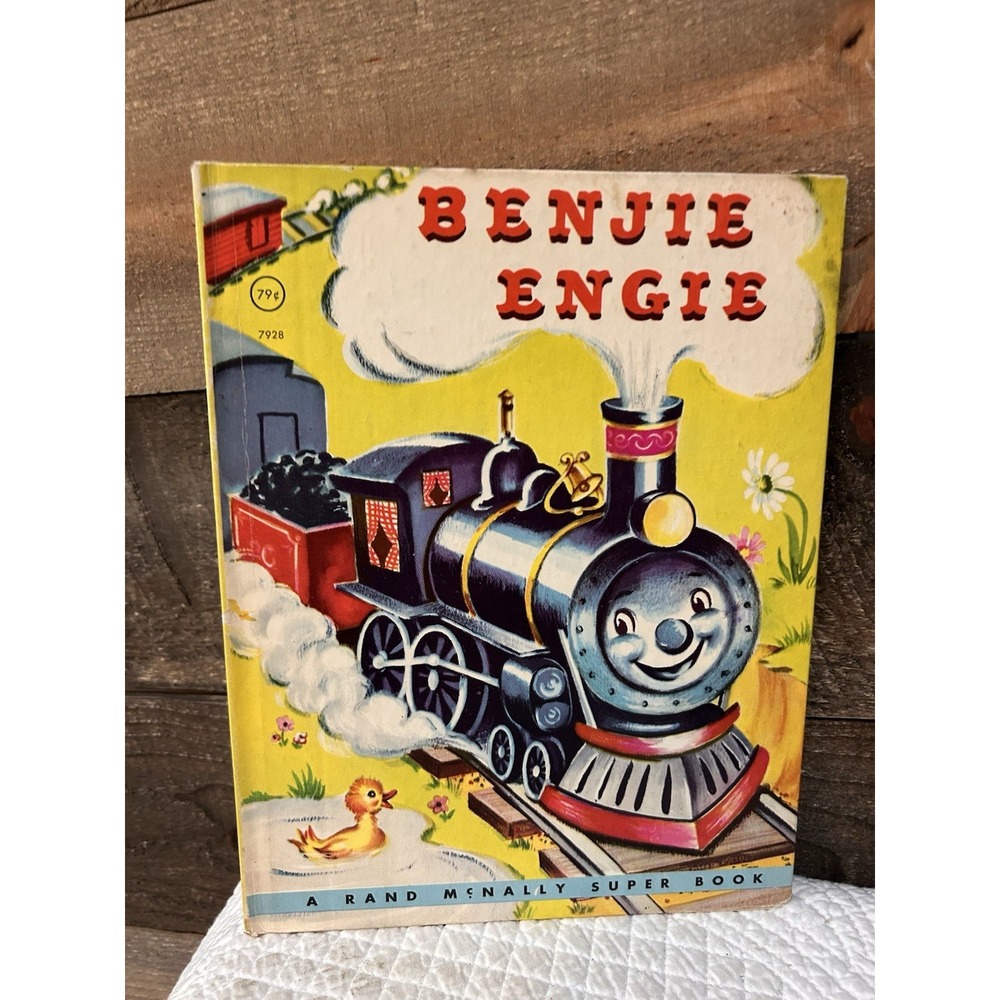 Vintage 1950 "Benjie Engie" Rand McNally
